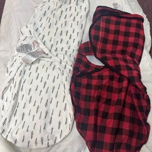 2 swaddles NEW